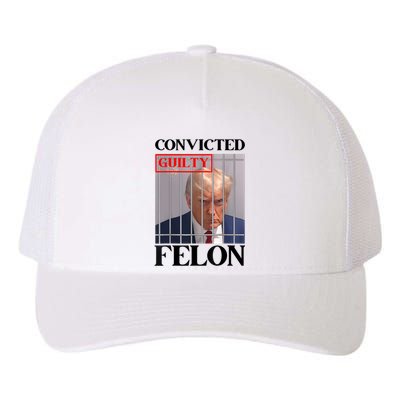 Convicted Felon Donald Trump Guilty Lock Him Up Trump Prison Yupoong Adult 5-Panel Trucker Hat