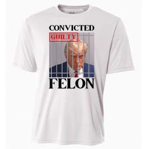 Convicted Felon Donald Trump Guilty Lock Him Up Trump Prison Cooling Performance Crew T-Shirt