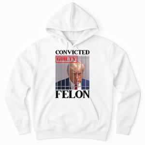 Convicted Felon Donald Trump Guilty Lock Him Up Trump Prison Hoodie