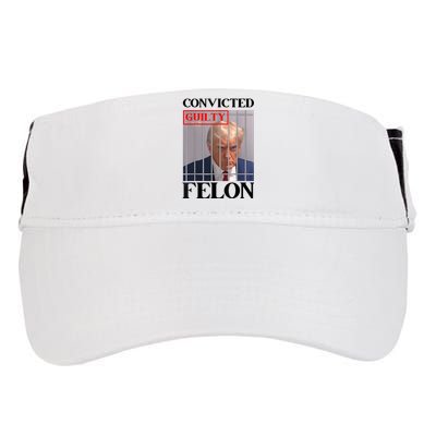 Convicted Felon Donald Trump Guilty Lock Him Up Trump Prison Adult Drive Performance Visor