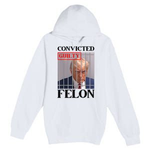 Convicted Felon Donald Trump Guilty Lock Him Up Trump Prison Premium Pullover Hoodie