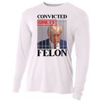 Convicted Felon Donald Trump Guilty Lock Him Up Trump Prison Cooling Performance Long Sleeve Crew