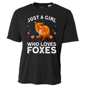 Cute Fox Design For Women Vulpes Animal Fox Lovers Cooling Performance Crew T-Shirt