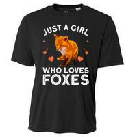 Cute Fox Design For Women Vulpes Animal Fox Lovers Cooling Performance Crew T-Shirt