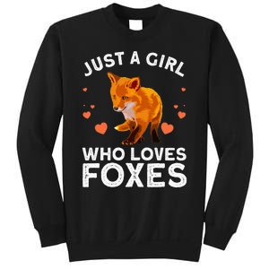 Cute Fox Design For Women Vulpes Animal Fox Lovers Sweatshirt