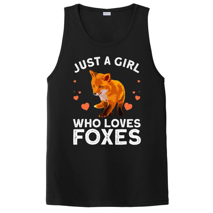 Cute Fox Design For Women Vulpes Animal Fox Lovers PosiCharge Competitor Tank