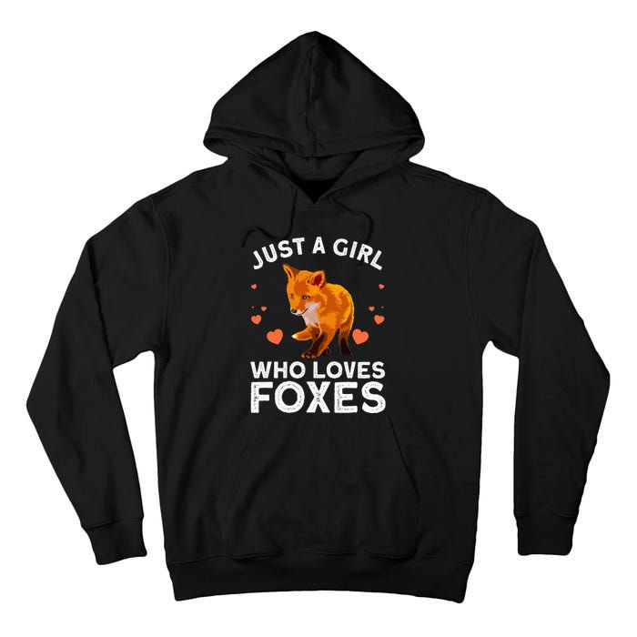 Cute Fox Design For Women Vulpes Animal Fox Lovers Tall Hoodie