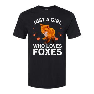 Cute Fox Design For Women Vulpes Animal Fox Lovers Softstyle CVC T-Shirt