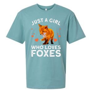 Cute Fox Design For Women Vulpes Animal Fox Lovers Sueded Cloud Jersey T-Shirt