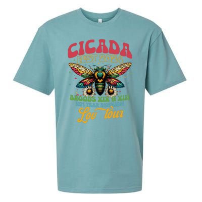 Cicada Funny Double Brood Cicada 2024 Concert Band Sueded Cloud Jersey T-Shirt