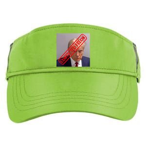 Convicted Felon Donald Trump Adult Drive Performance Visor