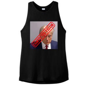 Convicted Felon Donald Trump Ladies PosiCharge Tri-Blend Wicking Tank