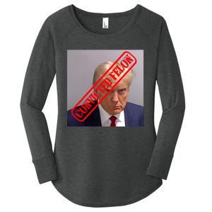 Convicted Felon Donald Trump Women's Perfect Tri Tunic Long Sleeve Shirt