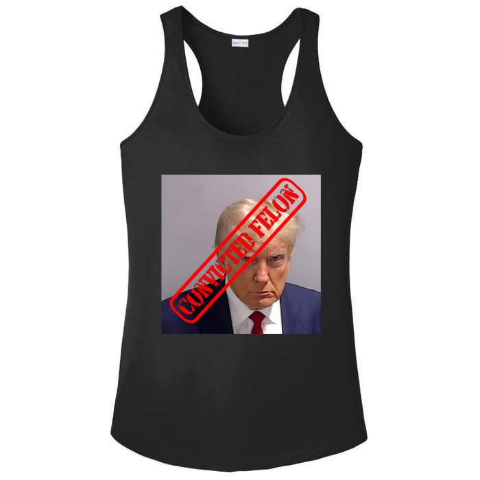 Convicted Felon Donald Trump Ladies PosiCharge Competitor Racerback Tank