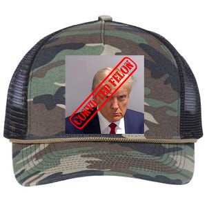 Convicted Felon Donald Trump Retro Rope Trucker Hat Cap