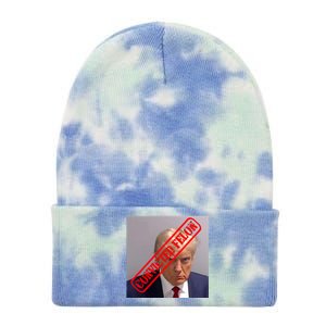 Convicted Felon Donald Trump Tie Dye 12in Knit Beanie