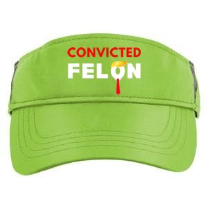 Convicted Felon Donald Trump Guilty Lock Him Up Trump Prison Adult Drive Performance Visor