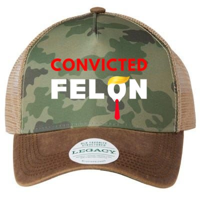 Convicted Felon Donald Trump Guilty Lock Him Up Trump Prison Legacy Tie Dye Trucker Hat
