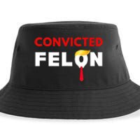 Convicted Felon Donald Trump Guilty Lock Him Up Trump Prison Sustainable Bucket Hat