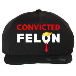 Convicted Felon Donald Trump Guilty Lock Him Up Trump Prison Wool Snapback Cap