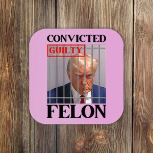 Convicted Felon Donald Trump Guilty Lock Him Up Trump Coaster