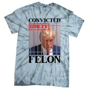 Convicted Felon Donald Trump Guilty Lock Him Up Trump Tie-Dye T-Shirt