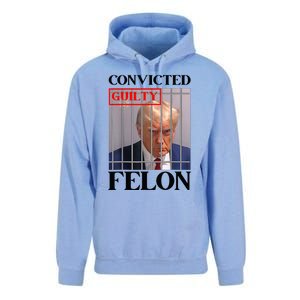 Convicted Felon Donald Trump Guilty Lock Him Up Trump Unisex Surf Hoodie