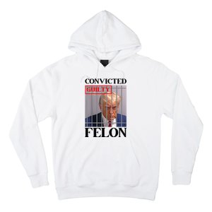 Convicted Felon Donald Trump Guilty Lock Him Up Trump Hoodie