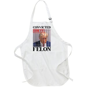 Convicted Felon Donald Trump Guilty Lock Him Up Trump Full-Length Apron With Pockets