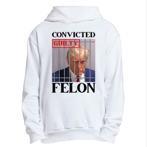 Convicted Felon Donald Trump Guilty Lock Him Up Trump Urban Pullover Hoodie