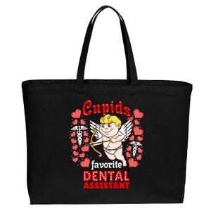 Cupids Favorite Dental Assistant Valentines Day Gift Cotton Canvas Jumbo Tote