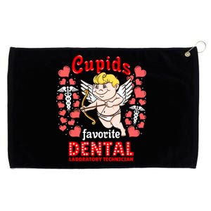 Cupids Favorite Dental Laboratory Technician Valentines Day Gift Grommeted Golf Towel