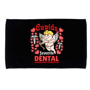 Cupids Favorite Dental Laboratory Technician Valentines Day Gift Microfiber Hand Towel