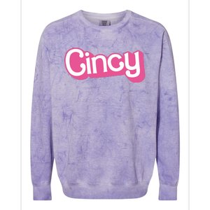 Cincy Fashion Doll Parody Colorblast Crewneck Sweatshirt