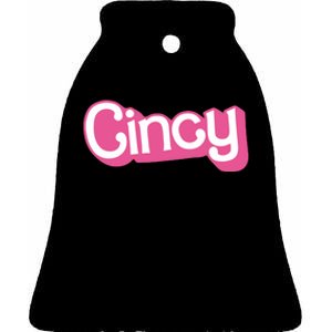 Cincy Fashion Doll Parody Ceramic Bell Ornament