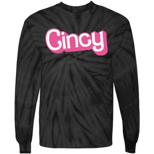 Cincy Fashion Doll Parody Tie-Dye Long Sleeve Shirt