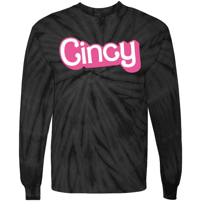 Cincy Fashion Doll Parody Tie-Dye Long Sleeve Shirt