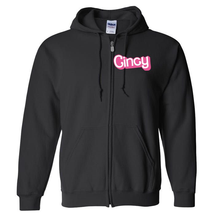 Cincy Fashion Doll Parody Full Zip Hoodie