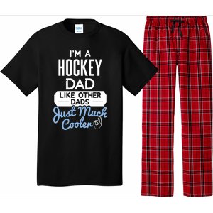 Cool Fathers Day Design Hockey Dad Meaningful Gift Pajama Set