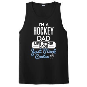 Cool Fathers Day Design Hockey Dad Meaningful Gift PosiCharge Competitor Tank