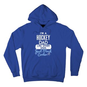 Cool Fathers Day Design Hockey Dad Meaningful Gift Hoodie