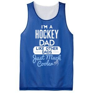 Cool Fathers Day Design Hockey Dad Meaningful Gift Mesh Reversible Basketball Jersey Tank