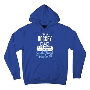 Cool Fathers Day Design Hockey Dad Meaningful Gift Tall Hoodie