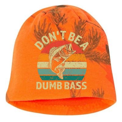 Catchy Fishing– Don’T Be Dumb Bass For Dads Kati - Camo Knit Beanie