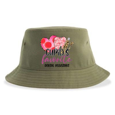 Cupid's Favorite Dental Assistant Dentist Valentines Day Gift Sustainable Bucket Hat