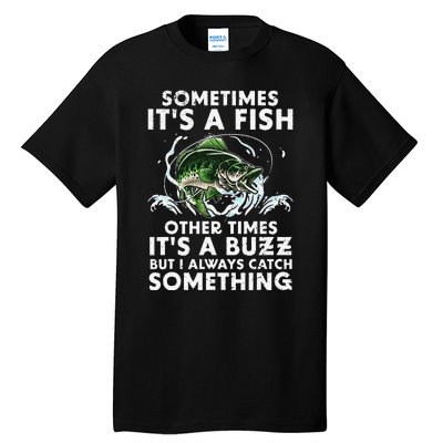 Cool Fishing Design For  Fishing Rod Fish Fisherman Tall T-Shirt