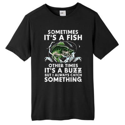 Cool Fishing Design For  Fishing Rod Fish Fisherman Tall Fusion ChromaSoft Performance T-Shirt