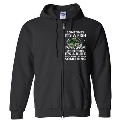 Cool Fishing Design For  Fishing Rod Fish Fisherman Full Zip Hoodie