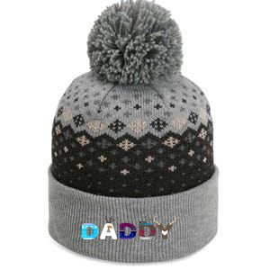 Christmas Frozen Dad And Mom Birthday Daddy Family Party Snowman Gift The Baniff Cuffed Pom Beanie