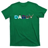 Christmas Frozen Dad And Mom Birthday Daddy Family Party Snowman Gift T-Shirt